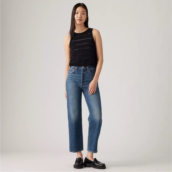 Levi’s Ribcage Straight Ankle Jeans - Picture 1 of 5